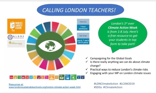 CLIMATE CHANGE RESOURCES FOR LONDON SCHOOLS