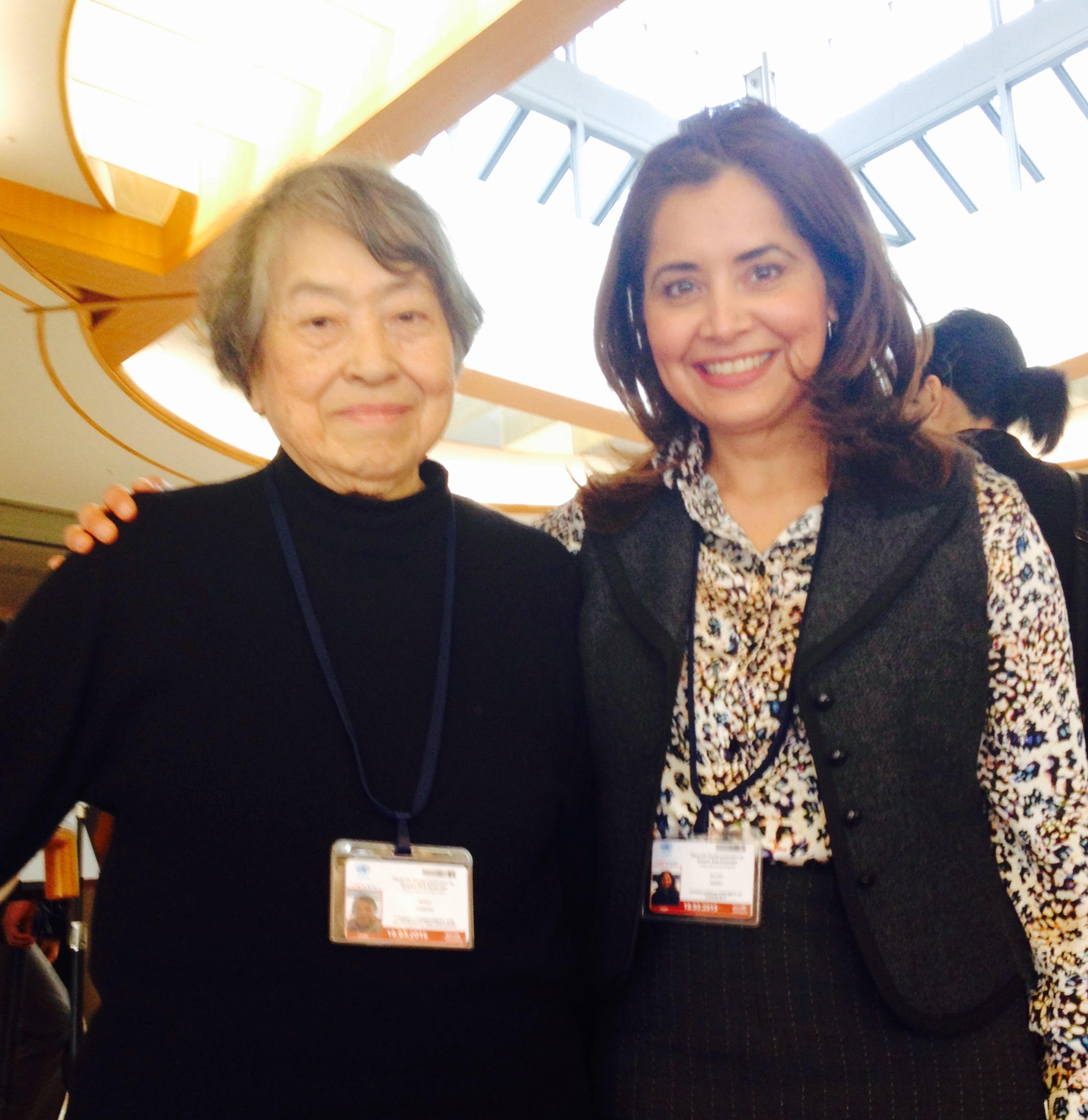 GLOBE co-founder Akiko Domoto and Malini Mehra