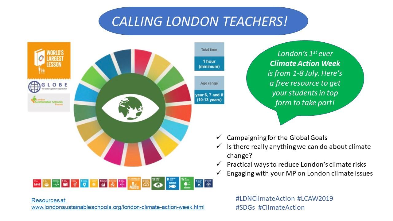 Climate Change Resources for London Schools